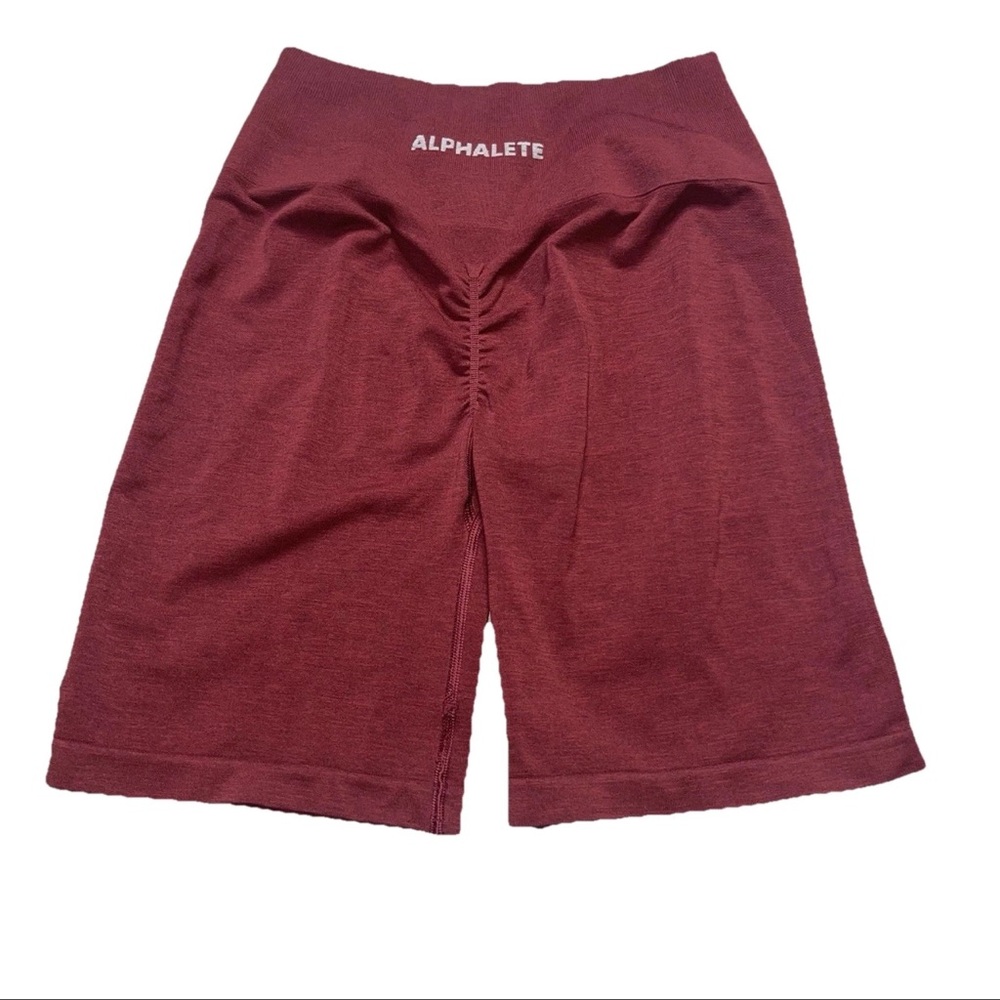 Alphalete Amplify Biker Shorts M Scrunch M Athleisure Activewear Gym Loungewear